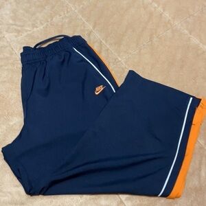Nike Dri Fit Navy Blue drawstring waist Capri